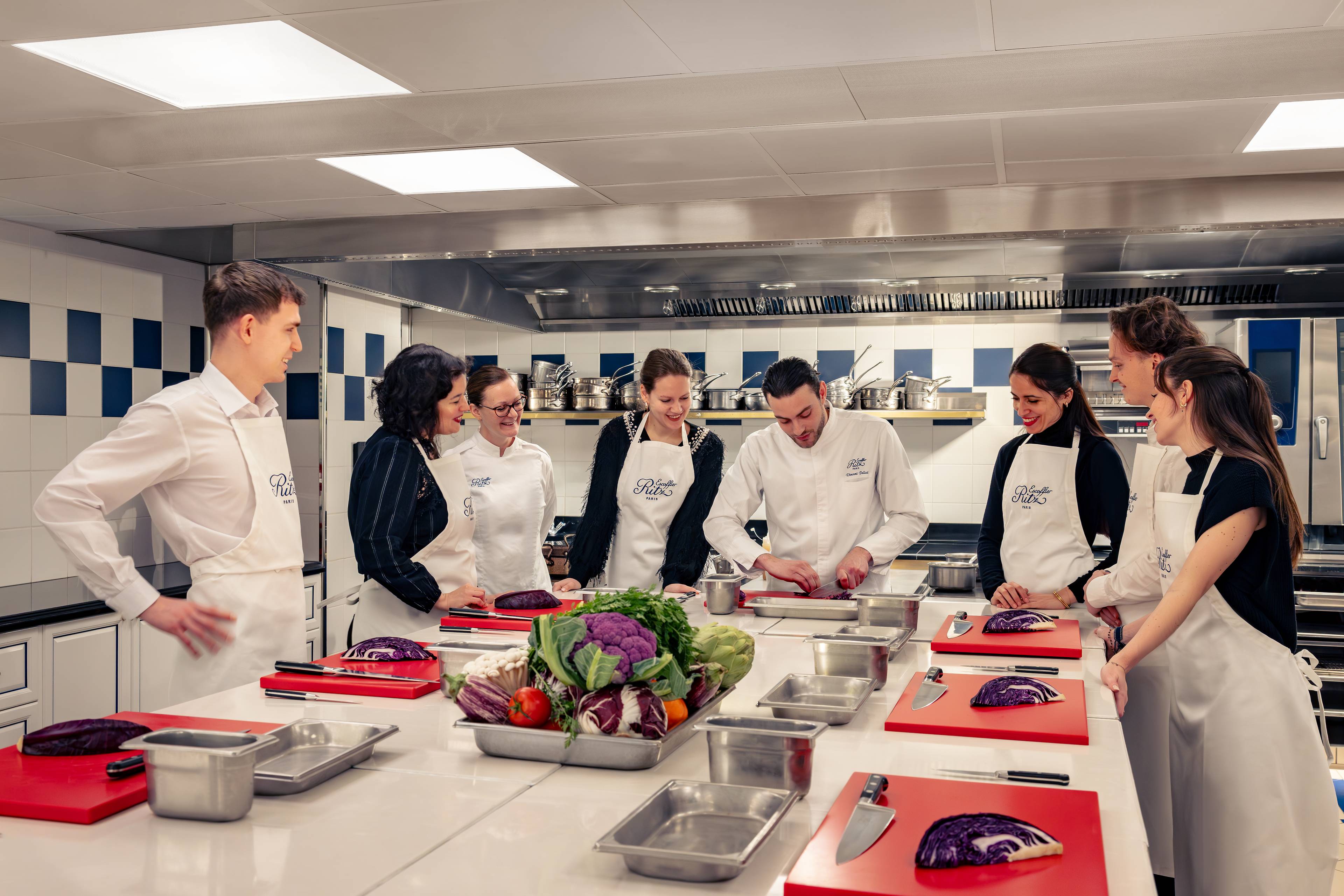 Cooking class at the Ecole Ritz Escoffier