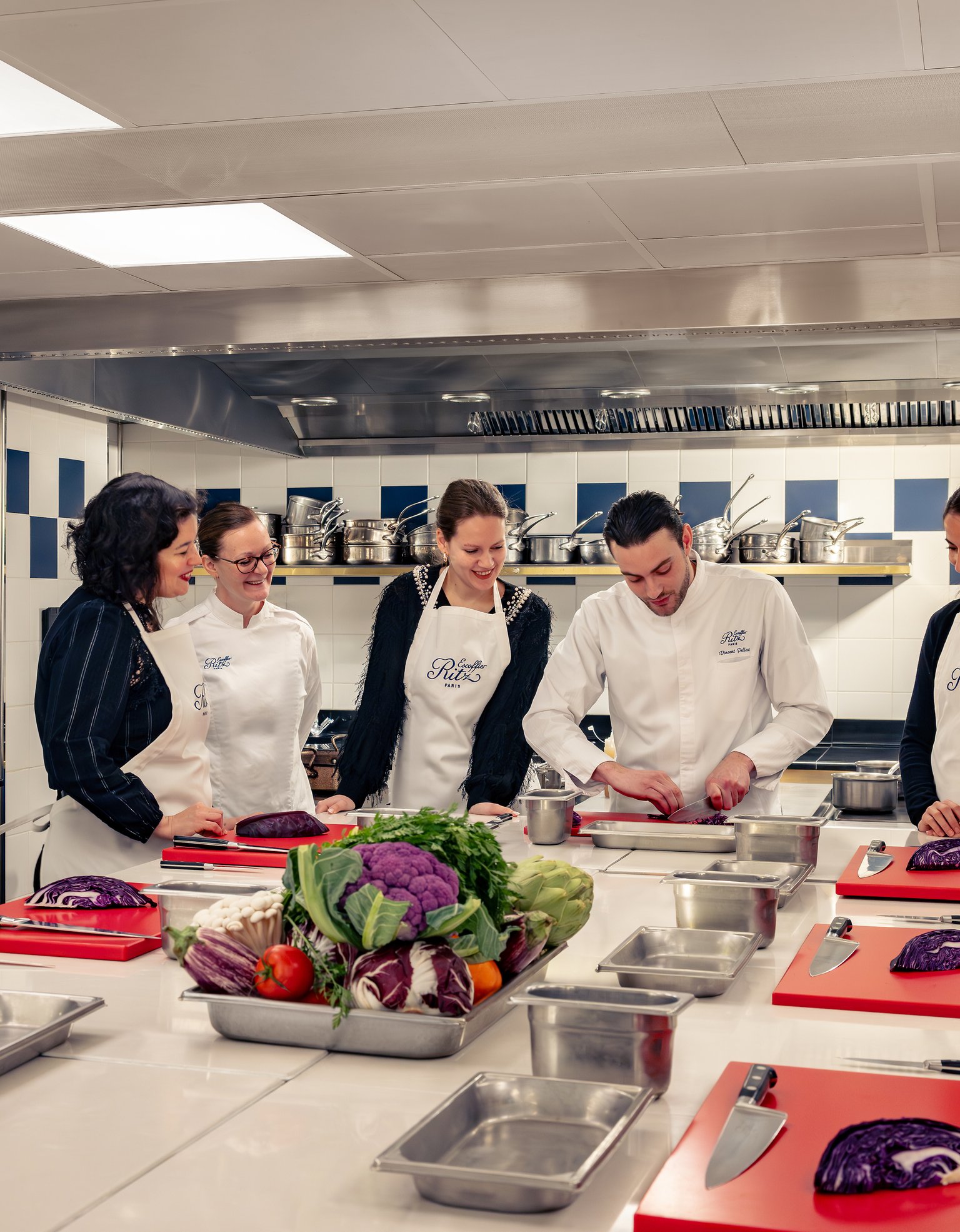 Cours de cuisine à l'Ecole Ritz Escoffier