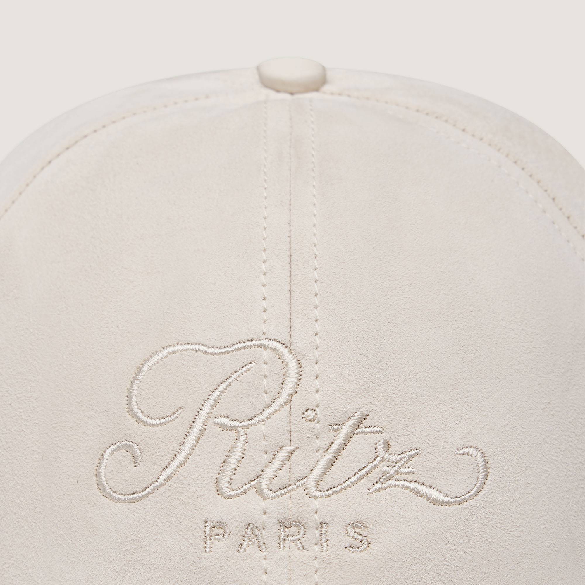 Suede hat - cream - Ritz Paris x FRAME | Ritz Paris
