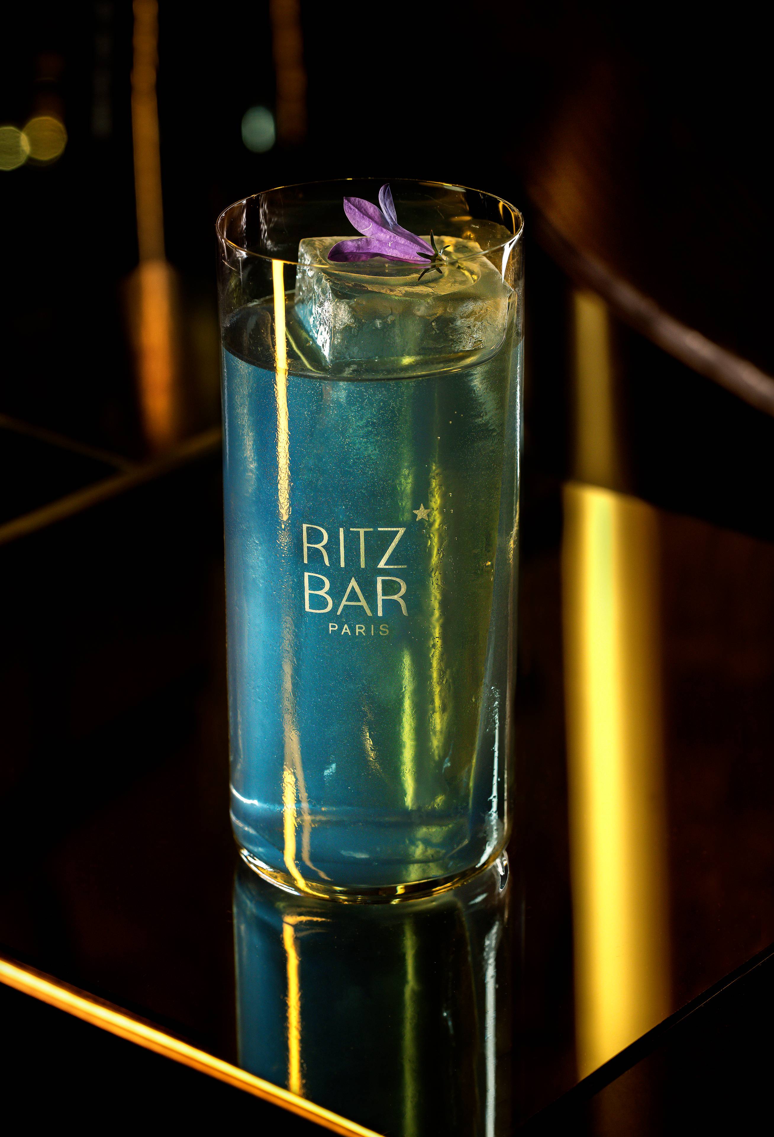 Cocktail l'Or Bleu du Ritz Bar 