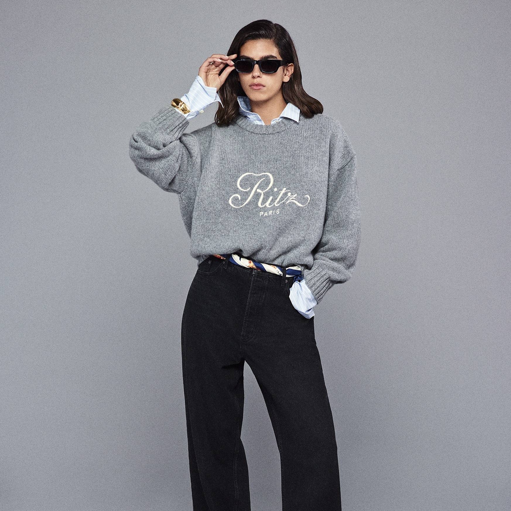 Pull En Cachemire Crème Frame X Ritz Paris - Taille S - Neuf Avec étiquettes - Unisexe Adulte