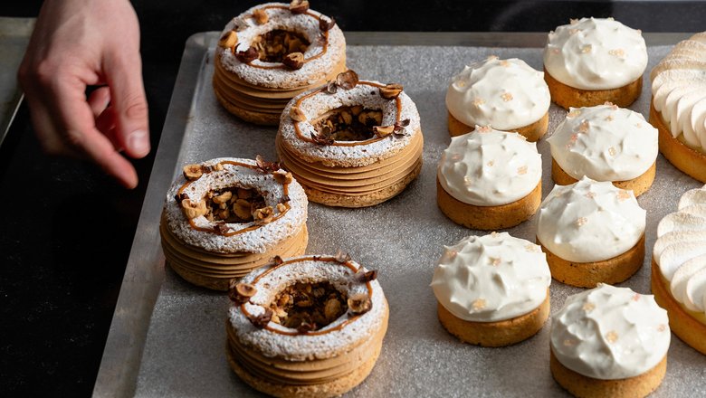Paris-Brest et tartes citron meringuées