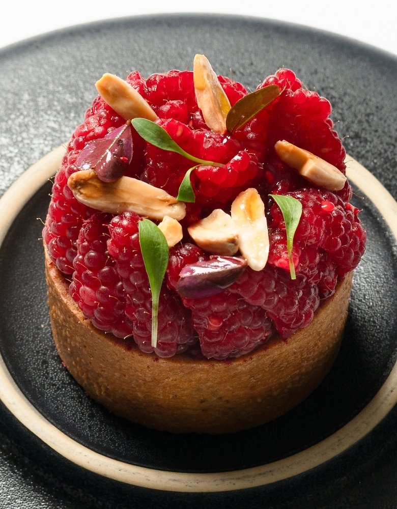 Tartelette à la framboise