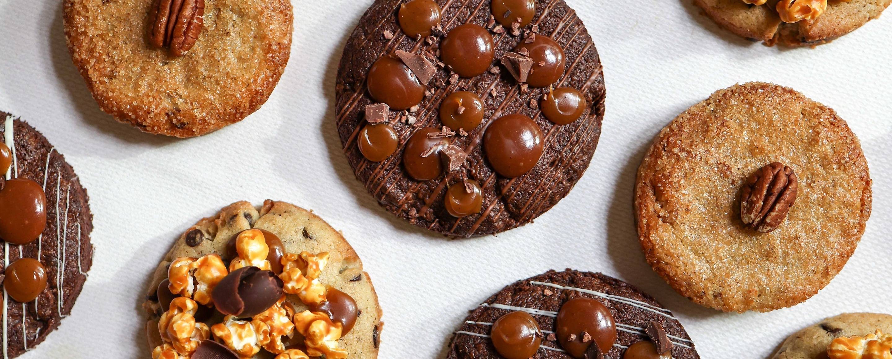 Assorted gourmet cookies