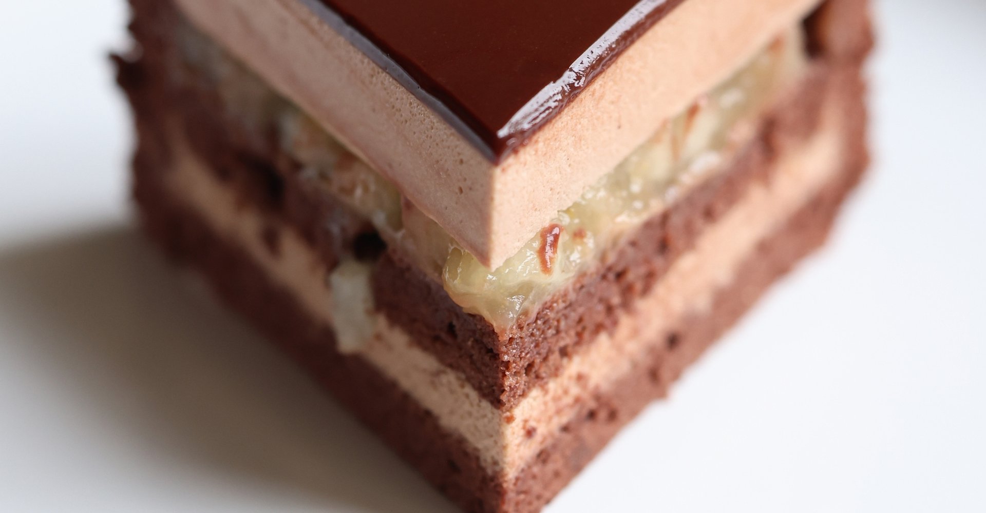 Cherry-almond entremets