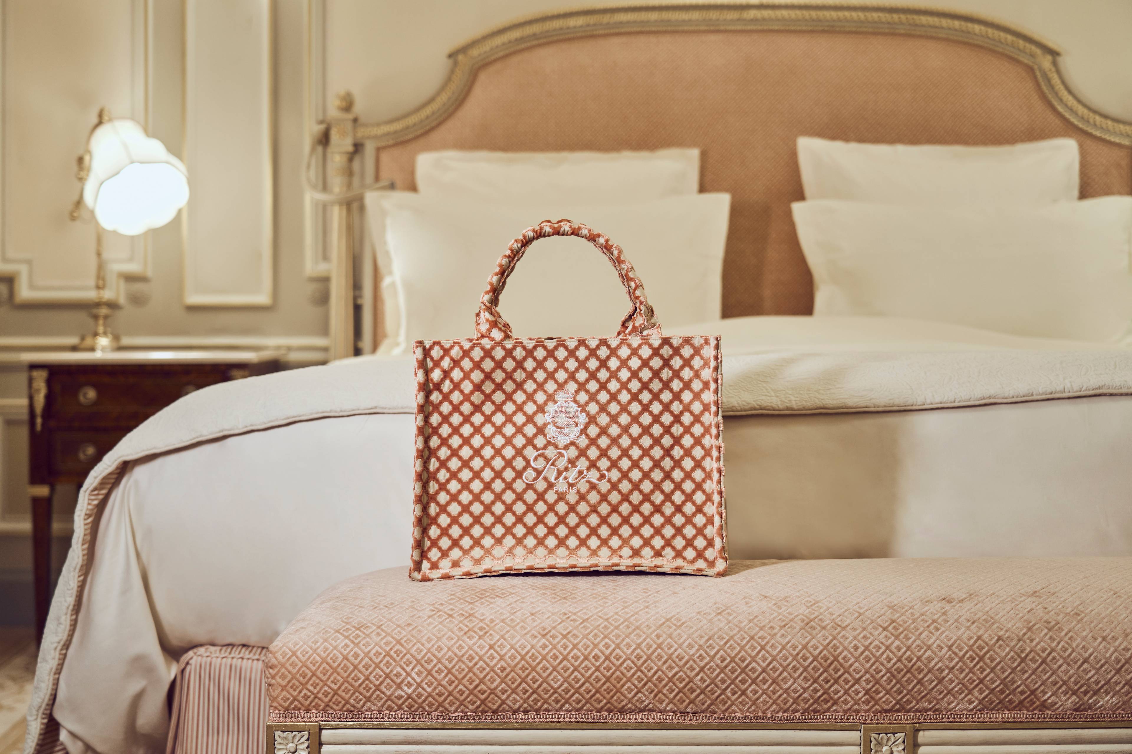 The Ritz Paris transforms its fabrics into chic, timeless tote bags