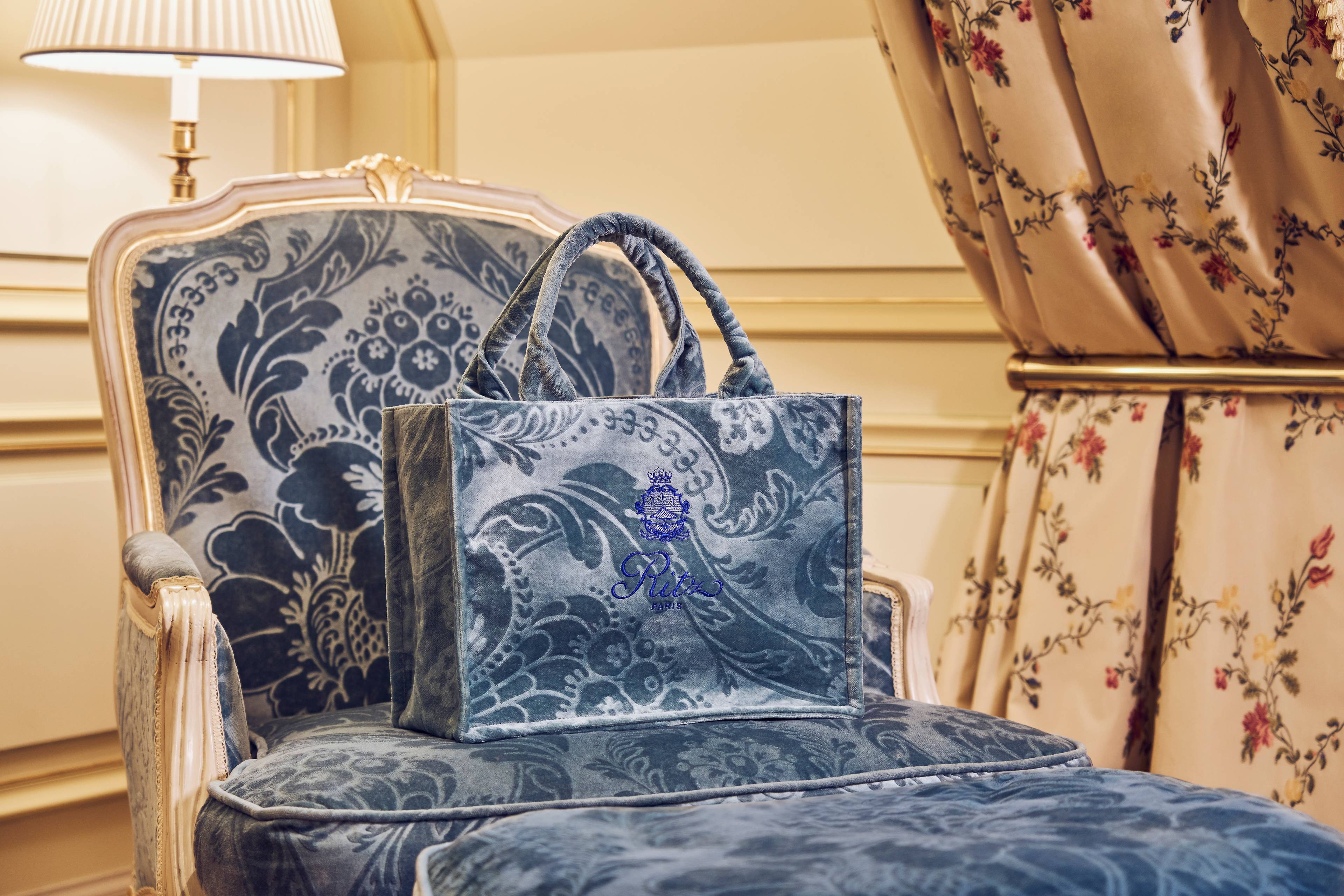 The Ritz Paris transforms its fabrics into chic, timeless tote bags