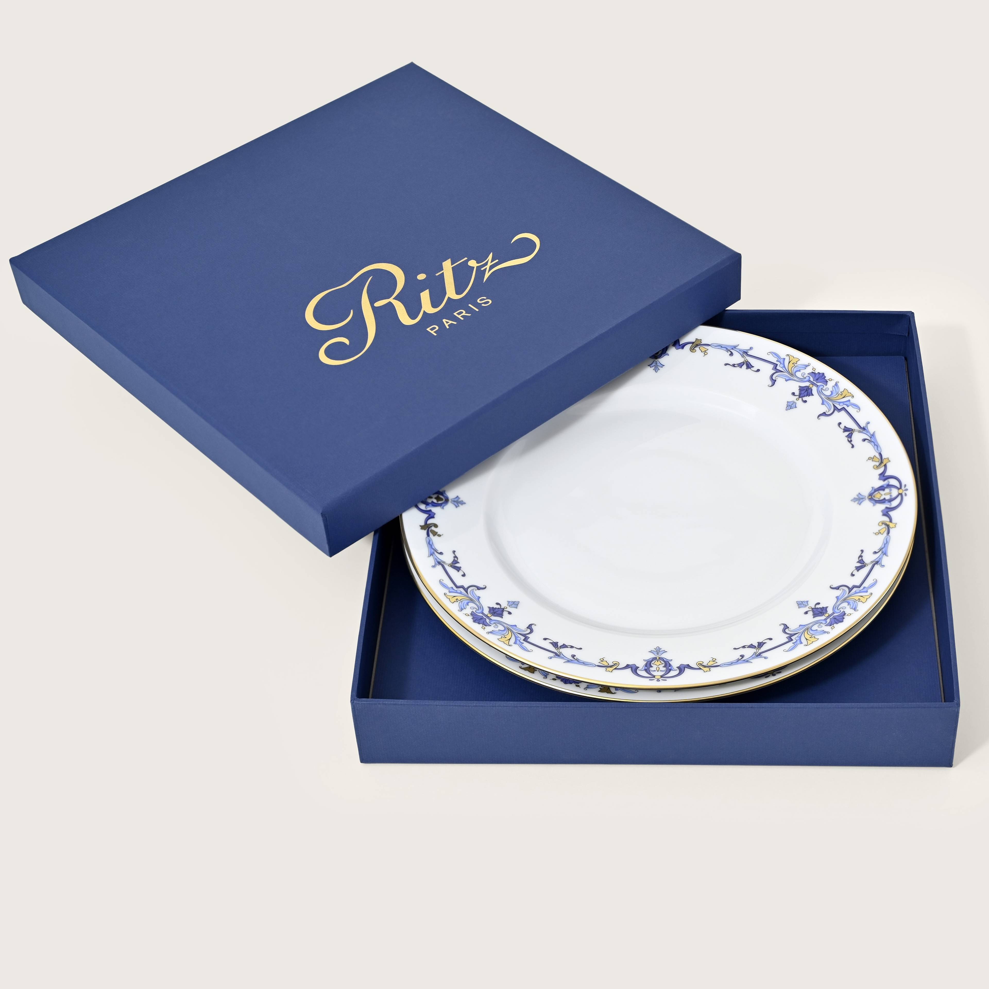Set of 2 gourmet plates - Marthe collection | Ritz Paris