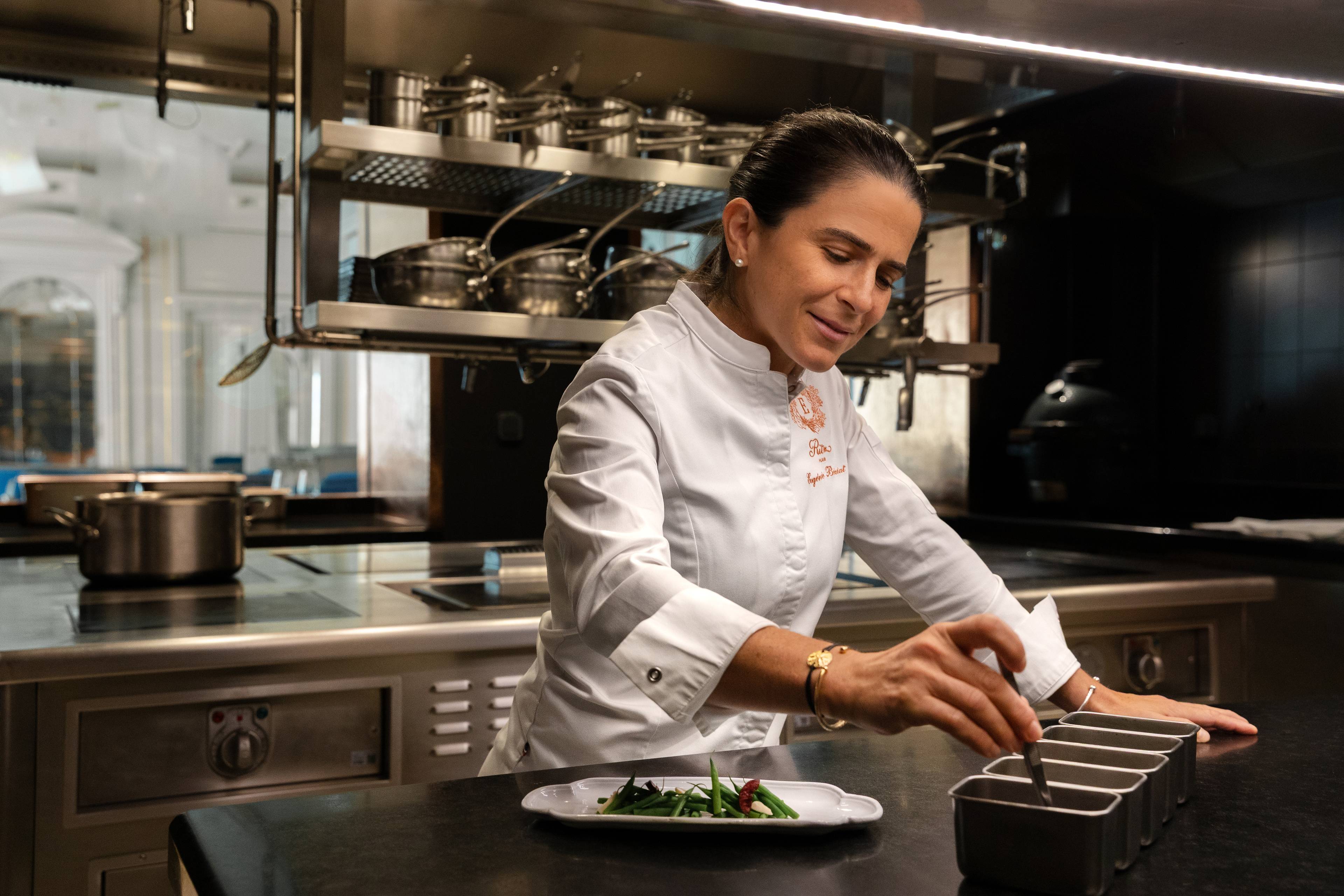 Eugénie Béziat, cheffe du restaurant espadon