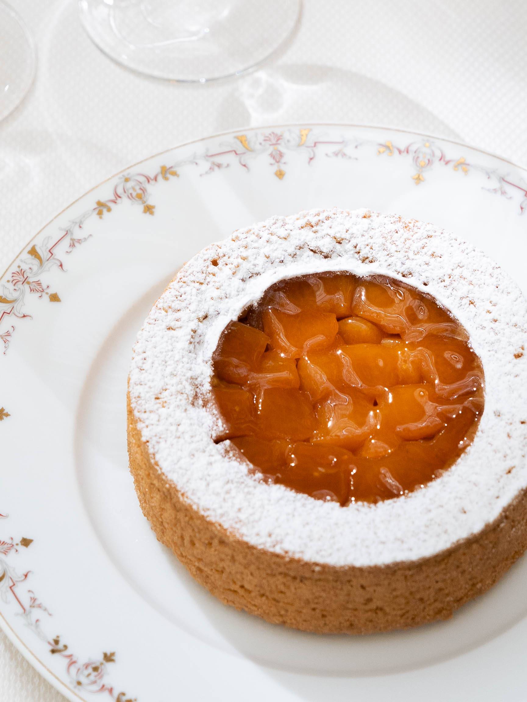 Biscuit de Savoie façon Tatin